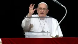 Speaking in his Angelus address on March 3, 2024, about the Israel-Hamas war, Pope Francis made an emotional plea for negotiations to reach a deal that both frees the hostages immediately and grants civilians access to humanitarian aid. | Credit: Vatican Media