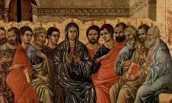 Duccio's Pentecost (1308). public domain