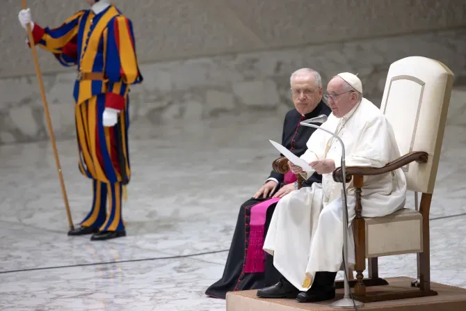 General audience with Pope Francis at the Vatican, Dec. 7, 2022 | Daniel Ibáñez / CNA