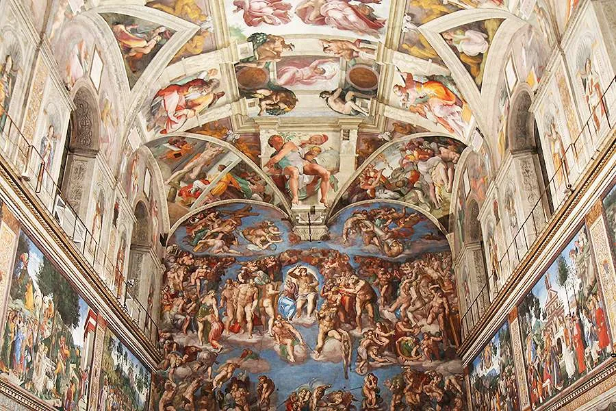 A view of the Vatican's Sistine Chapel. Credit: Bohumil Petrik/CNA.