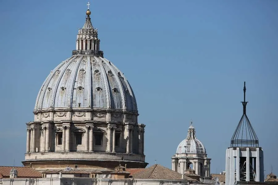 The Cupola of St. Peter’s Basilica in Vatican City on June 18, 2015. Credit: Bohumil Petrik/CNA.