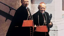 Cardinal Stefan Wyszynski and St. John Paul II, then Cardinal Karol Wojtyla. Photo Courtesy of Adam Bujak/Bialy Kruk.