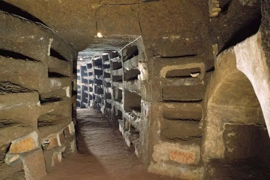 Catacombs of Priscilla. Credit: Vatican News.