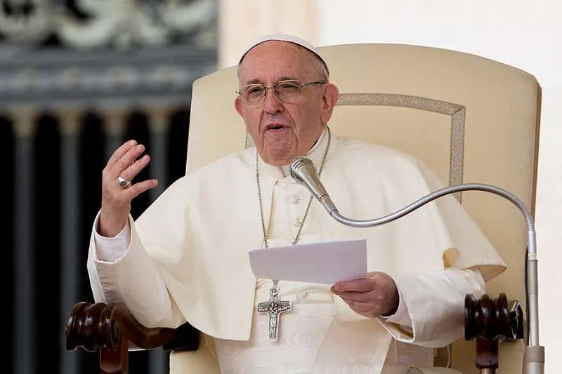 Pope Francis. Credit: Daniel Ibanez/CNA.