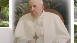 Pope Francis delivers his International Day of Human Fraternity message Feb. 4, 2021. Screengrab from Vatican YouTube channel.