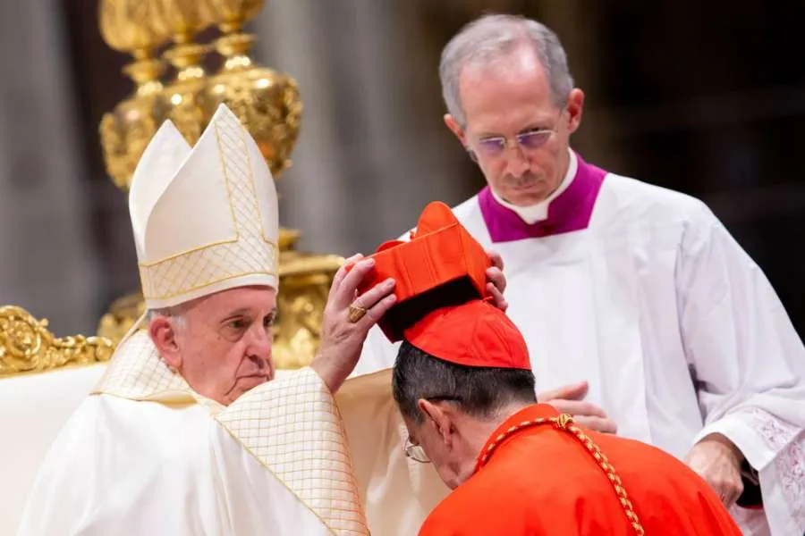 Pope Francis urges new cardinals to imitate Christ’s compassionate heart