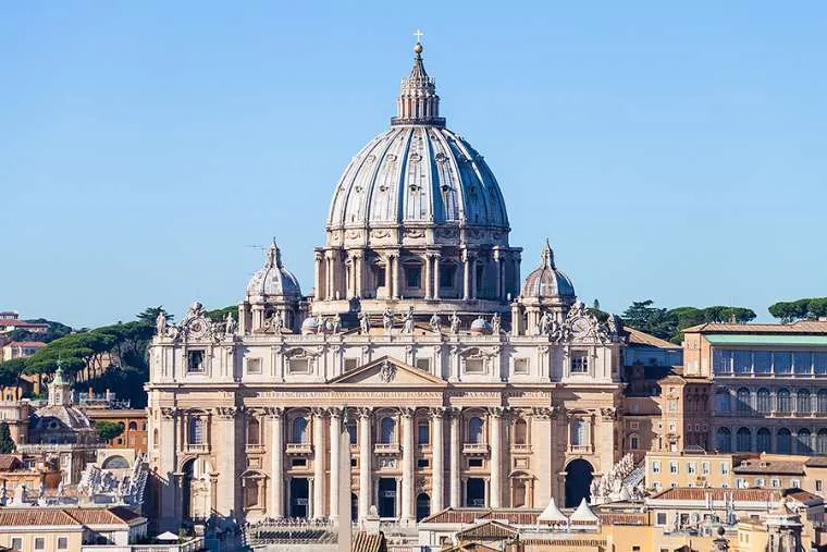 St. Peter's Basilica. Credit: vvo via Shutterstock.