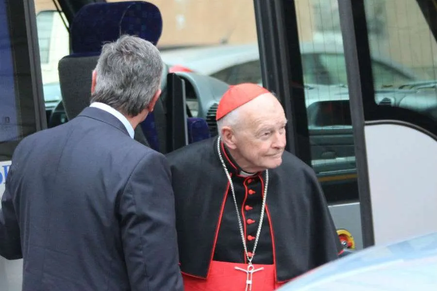 Theodore McCarrick arrives at the Vatican on March 5, 2013. Credit: InterMirifica.net