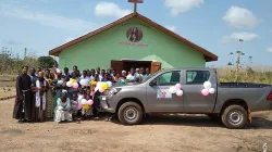 Aid to the Church in Need (ACN) International offers a a sturdy four-wheel-drive vehicle to the members of the Franciscan Capuchin Friars (OFM Cap) serving in Ghana's  Jasikan Diocese/ Credit: ACN