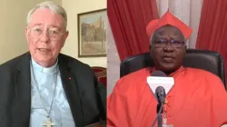 Jean-Claude Cardinal Hollerich of COMECE (left) and Philipp Cardinal Ouédraogo of SECAM (right) who have just issued a joint statement for a people-centered partnership ahead of the AU/EU summit in October.