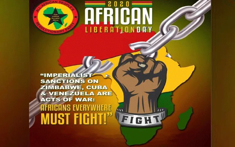 A poster for the African Liberation Day 2020.