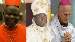 Dieudonne Cardinal Nzapalainga (left), Bishop Denis Isizoh (Center), and Archbishop Paul Desfarges (right) appointed by Pope Francis to the Pontifical Council for Inter-religious Dialogue (PCID).