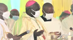 Archbishop Philip Anyolo celebrating Mass at St Mary's Msongari grounds. Credit: ACI Africa