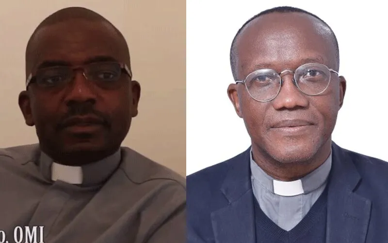 Fr. Linus Ngenomesho (left) appointed, Apostolic Administrator of Namibia's Apostolic Vicariate of Rundu and Fr. Godefroid Manuga-Lukokisa (right) named a member of the Vatican's Congregation for the Evangelization of Peoples.