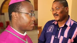Archbishop Brian Archbishop Brian Udaigwe (left), appointed as the Apostolic Nuncio to Sri Lanka and Fr. Muricio Agostinho Camuto (right), appointed Bishop of the Diocese.