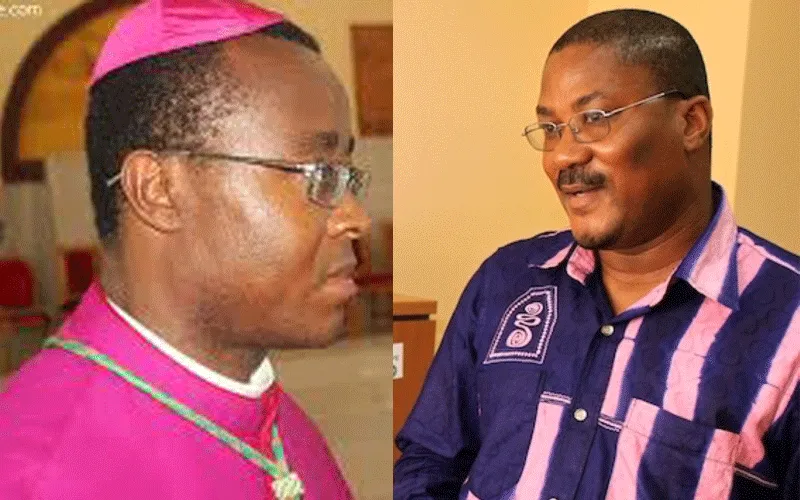 Archbishop Brian Archbishop Brian Udaigwe (left), appointed as the Apostolic Nuncio to Sri Lanka and Fr. Muricio Agostinho Camuto (right), appointed Bishop of the Diocese.