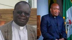 From left, the Bishop-elect of Uganda's Nebbi Diocese, Mons. Raphael p’Mony Wokorach, MCCJ, and the Bishop-elect of Nigeria's Lafia Diocese, Mons. David Ajang. / Courtesy Photo