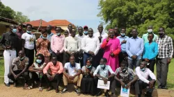 Archbishop Stephen Ameyu and youth from various parishes in the Archdiocese of Juba. / ACI Africa