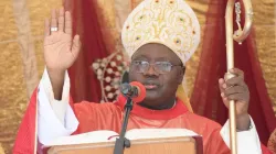 Archbishop Ignatius Kaigama of Nigeria's Abuja Diocese speaking during the celebration of the 90th anniversary of Holy Ghost Parish in Makurdi Diocese Sunday, November 1, 2020. / Diocese of Makurdi/Facebook Page