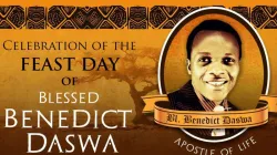 Poster announcing the Feast Day of Blessed Benedict Daswa / Diocese of Tzaneen/ South Africa