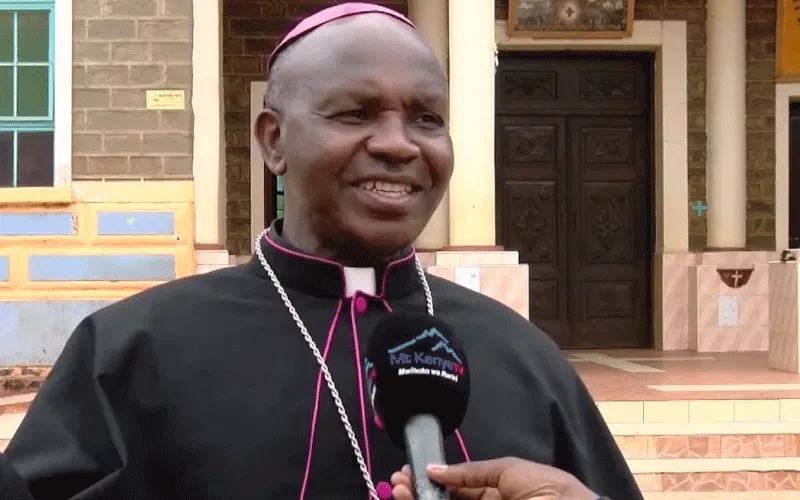 Bishop James Maria Wainaina of Kenya’s Murang’a Diocese. / Mr Kenya TV