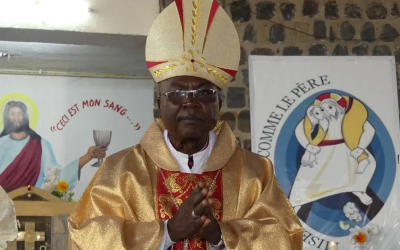 Bishop Paul Lontsié-Keuné, transferred from Cameroon’s Yokadouma Diocese to the Episcopal See of Bafoussam. Credit: Diocese of Bafoussam