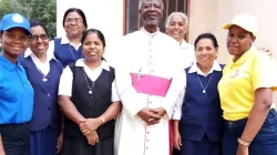 Bishop Frank Nubuasah with some nuns serving in Botswana’s Gaborone Diocese.