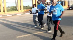 Bishop Emeritus Paride Taban, Torit diocese, South Sudan taking part in the South Sudan Peace and Reconciliation Marathon in Juba on November 9, 2019 / Egily Hakim