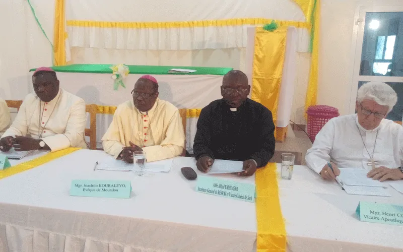 Bishops in Chad during the official presentation of their Christmas Message in Ndjamena, December 13, 2019