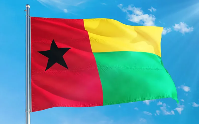 The flag of Guinea-Bissau. Credit: Shutterstock.com