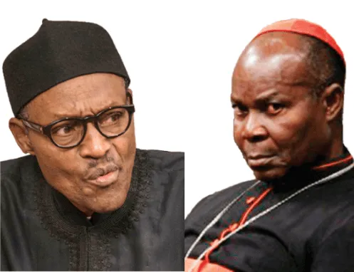 Retired Archbishop  Anthony Olubunmi Cardinal Okogie  of Lagos who has faulted claims by government officials that Boko Haram has been defeated.