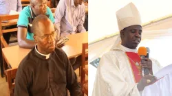 Bishop Georges Bizimana (Right), Newly Appointed Bishop of Ngonzi Diocese, Burundi and Bishop-elect Fr. Nicolas Nadju Bab (Left) of Lai Diocese in Chad.