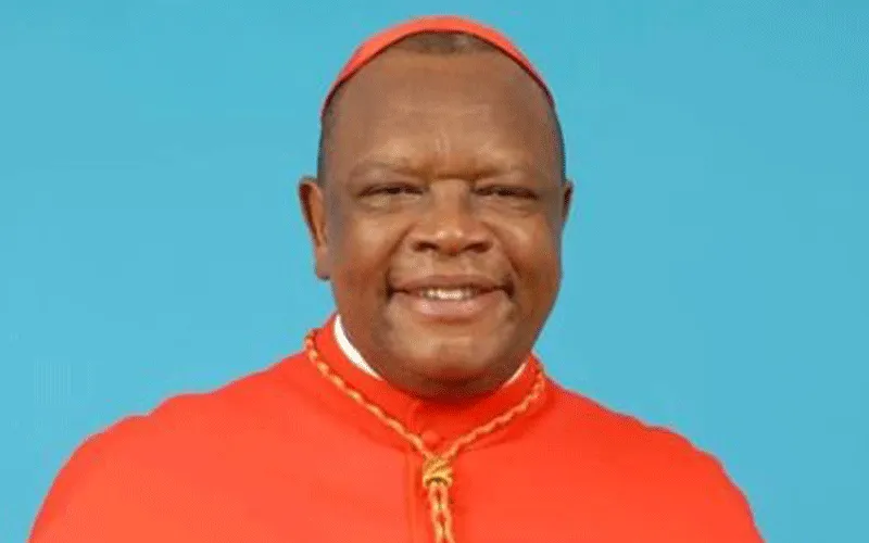 Fridolin Cardinal Ambongo, Archbishop of Kinshasa in the Democratic Republic of Congo (DRC).