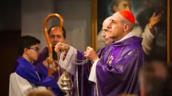 Cardinal Víctor Manuel Fernández celebrates his Mass of titular possession at the Church of Sts. Urban and Lawrence at Prima Porta on the northern outskirts of Rome on Dec. 3, 2023. | Credit: Elizabeth Alva/EWTN