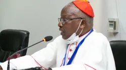 The President of SECAM, Philippe Cardinal Ouedraogo addressing delegates at the 19th Plenary Assembly of the Symposium of Episcopal Conferences of Africa and Madagascar (SECAM). Credit: ACI Africa