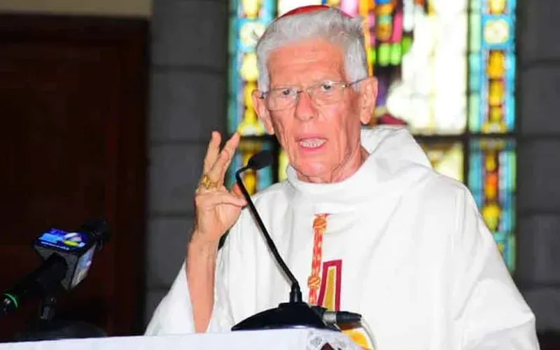Maurice Cardinal Piat of Port Louis Diocese in Mauritius. Credit: Port Louis Diocese