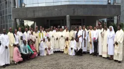 Participants in the opening Mass for the 2nd Plenary of the National Association of Diocesan and Religious Directors of Communicators held at the Jubilee Hotel Retreat and Resort, Enerhen Effuru in Warri, Delta state on October 19, 2019 / Fr. Kuha Indyer, CSSp.