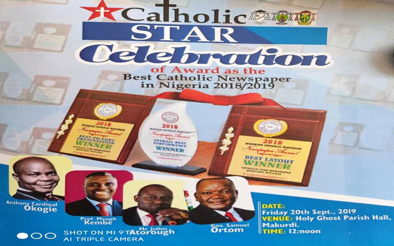 The awarding of the Catholic Star Newspaper supporters at Holy Ghost Parish, Makurdi, Nigeria / Fr. Kuha Indyer