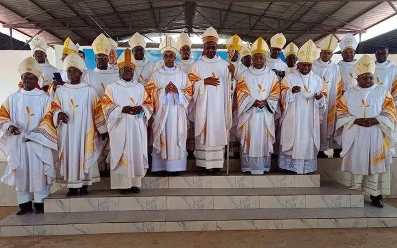 Members of the Bishops' Conference of Angola and São Tomé and Príncipe (CEAST). Credit: Vatican Media