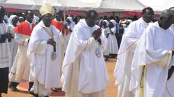 Archbishop Paulino Lukudu Loro during the Launch of the Cantenary celebration of the Archdiocese of Juba, South Sudan on Comboni Day
