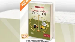 The book titled “Church and State relations: A manual for Africa” by Fr. Jordan Nyenyembe/ Credit: Paulines Publications Africa