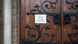 A Dutch church closed because of the global Coronavirus pandemic. Credit: Jasper Suijten/shutterstock.