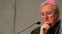 Archbishop Arthur Roche at a Vatican press conference on Feb. 10, 2015. Bohumil Petrik/CNA.