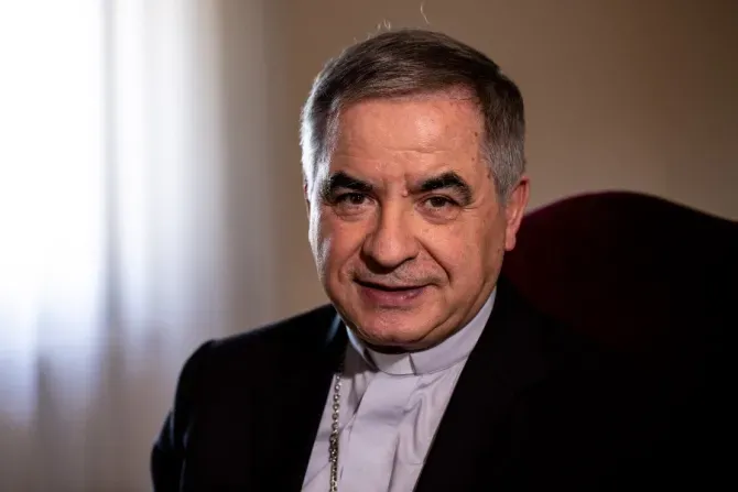 Giovanni Angelo Becciu, former prefect of the Congregation for the Causes of Saints, pictured June 27, 2019./ Daniel Ibáñez/CNA.