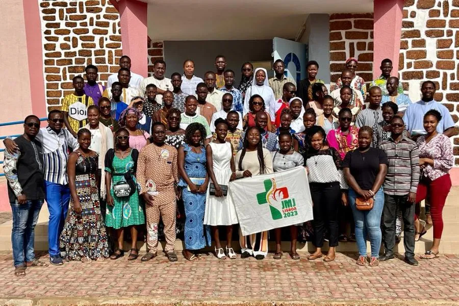 Young people to respresent Burkina Faso during the 2023 World Youth Day (WYD) in person in Lisbon, Portugal. Credit: Fr. Valéry Sakougri