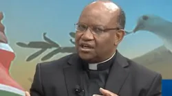 A screengrab of Archbishop Archbishop Anthony Muheria of Kenya’s Catholic Archdiocese of Nyeri during the July 16 interview with the Kenyan national broadcaster, Citizen Television. Credit: Citizen Television
