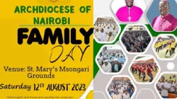 A poster announcing Family Day in the Catholic Archdiocese of Nairobi in Kenya. Credit: Nairobi Archdiocese
