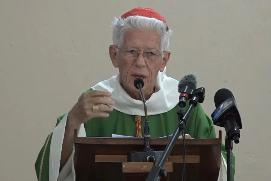 Maurice Cardinal Piat, Bishop Emeritus of Port-Louis in Mauritius. Credit: Port Louis Diocese