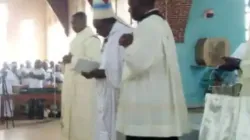 Bishop Melchisedec Sikuli Paluku of the Catholic Diocese of Butembo-Beni in the Democratic Republic of Congo (DRC) during the September 7 Thanksgiving Mass. Credit: Radio Moto