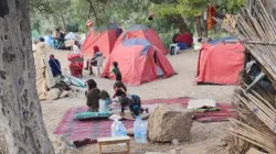 A camp for survivors of the September 8 deadly earthquake in Morocco. Credit: Rabat Archdiocese